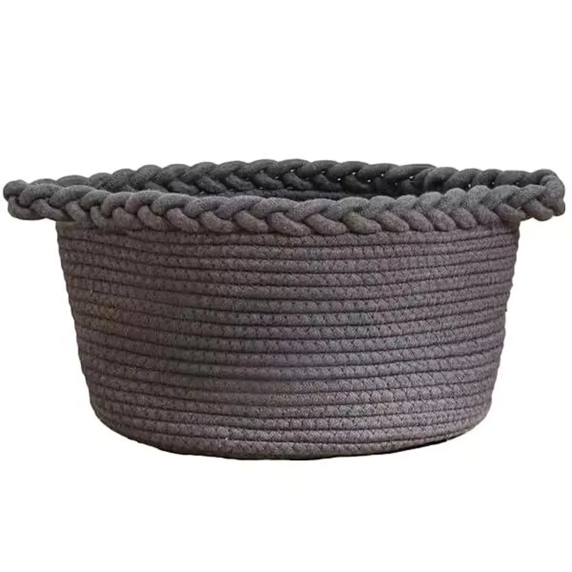 Personalized Cotton Rope Baby Basket – available color and yarn options