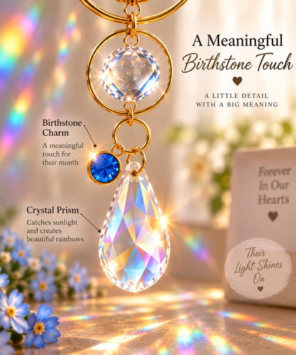 Pet memorial suncatcher with keepsake pendant - image 5