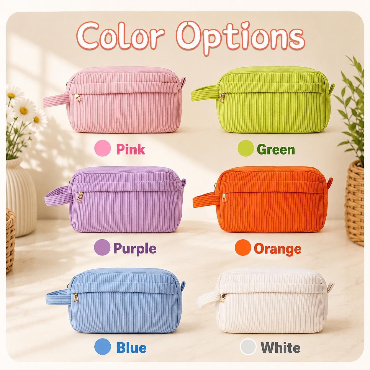 Personalized Corduroy Pencil Case, Custom Name Pouch, Back to School Gift, Monogram Pencil Bag with Yarn Name, Kids Gift