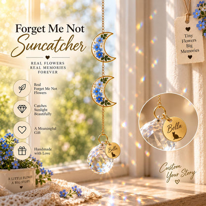 Personalized pet memorial suncatcher with engraved name tag - image 9