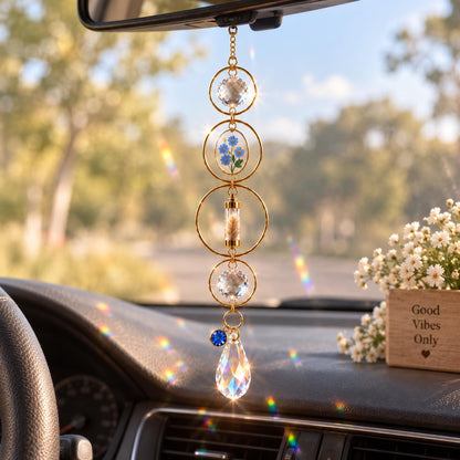 Pet memorial suncatcher with keepsake pendant - image 8