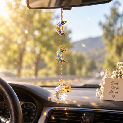 Personalized pet memorial suncatcher with engraved name tag - image 8