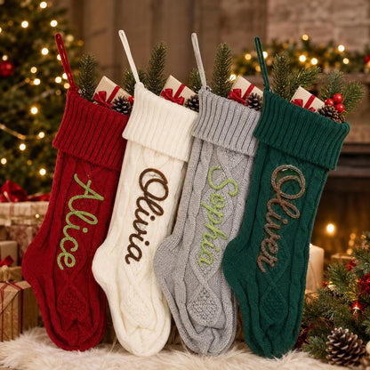 Personalized Christmas Stocking with Name – full product view