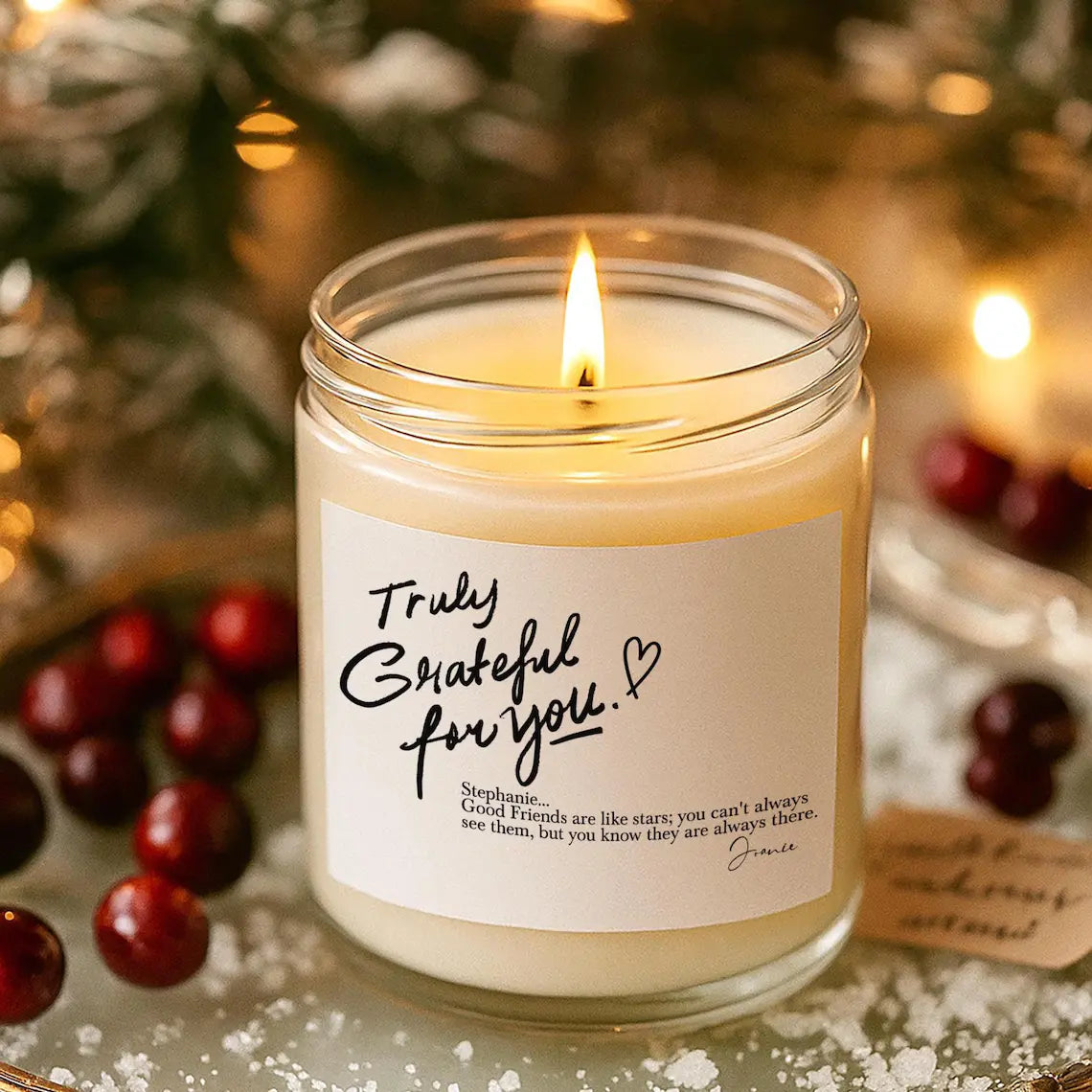 Thank You Gift Scented Candle