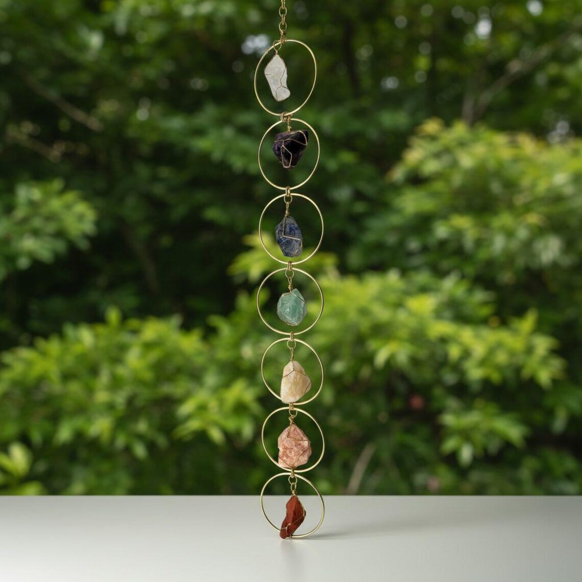 7 Chakra Crystal Hanging