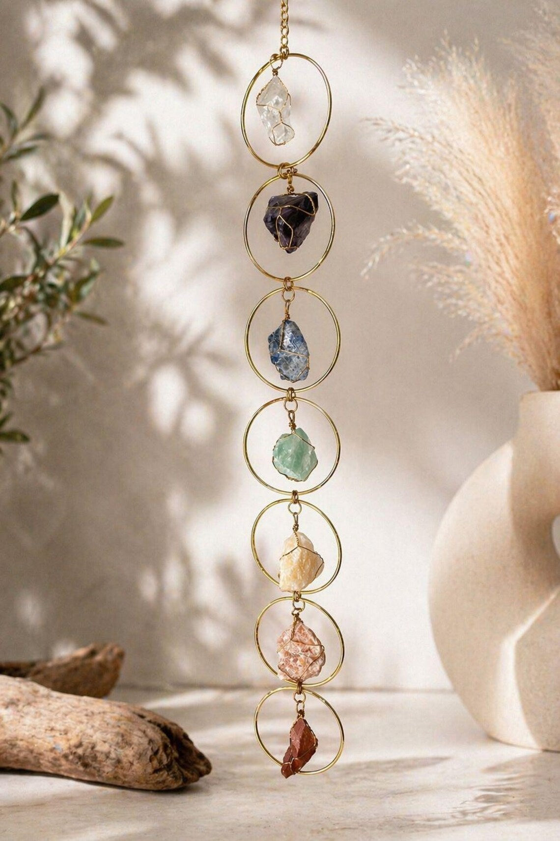 7 Chakra Crystal Hanging