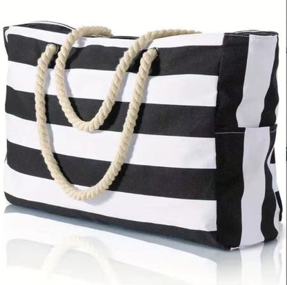 Personalized Chenille Beach Bag with Name