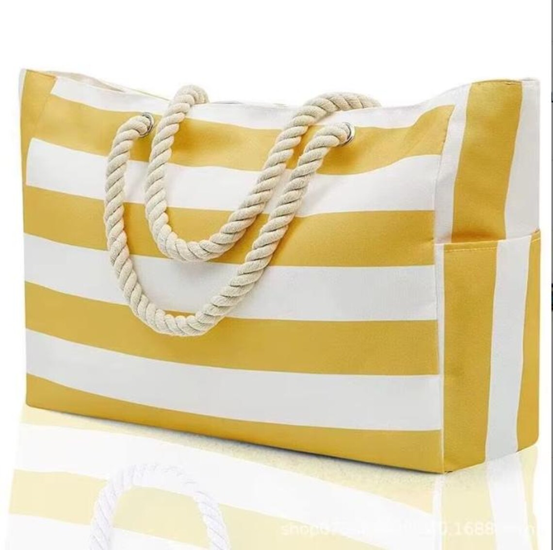 Personalized Chenille Beach Bag with Name