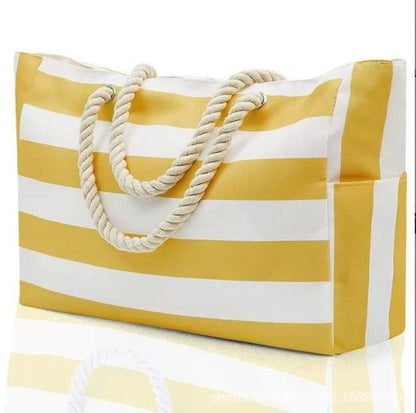 Personalized Chenille Beach Bag with Name