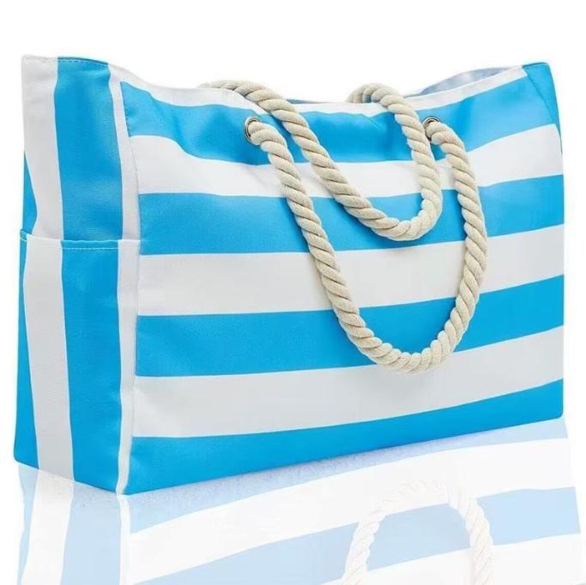 Personalized Chenille Beach Bag with Name