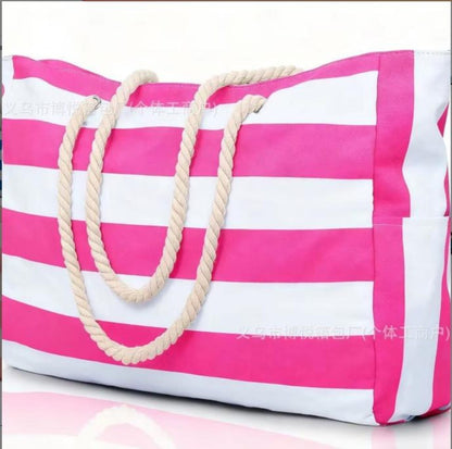 Personalized Chenille Beach Bag with Name