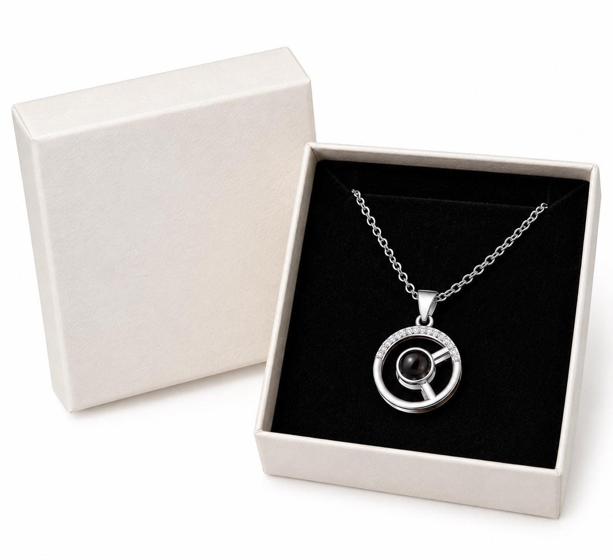 Projection necklace gift box